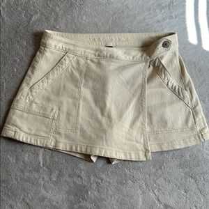 American Eagle Beige Mini Skort